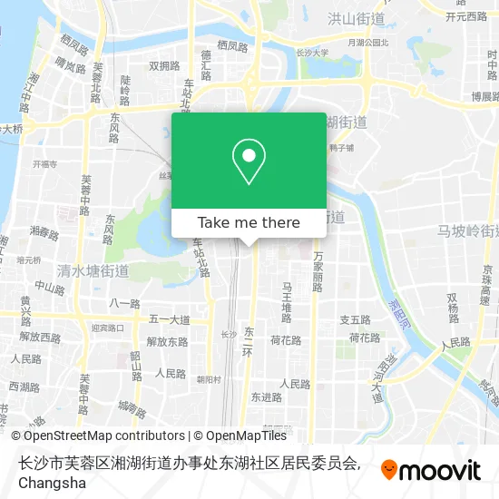 长沙市芙蓉区湘湖街道办事处东湖社区居民委员会 map