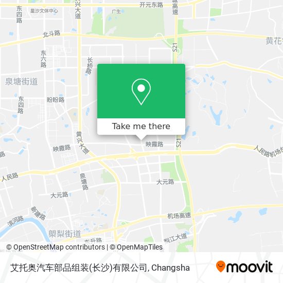 艾托奥汽车部品组装(长沙)有限公司 map