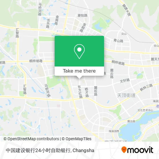 中国建设银行24小时自助银行 map