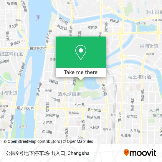 公园9号地下停车场-出入口 map