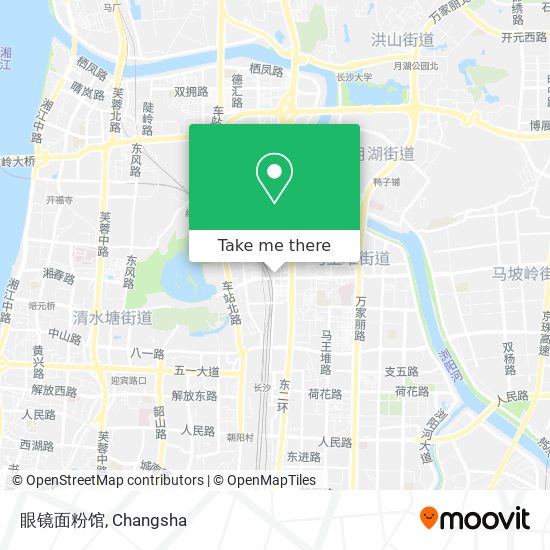 眼镜面粉馆 map