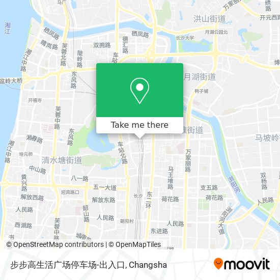 步步高生活广场停车场-出入口 map