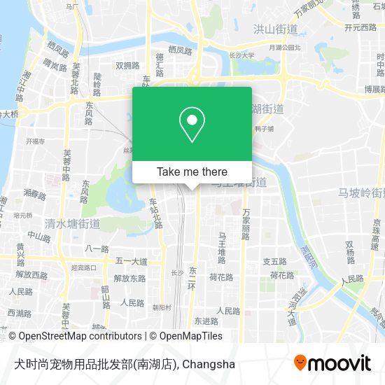 犬时尚宠物用品批发部(南湖店) map