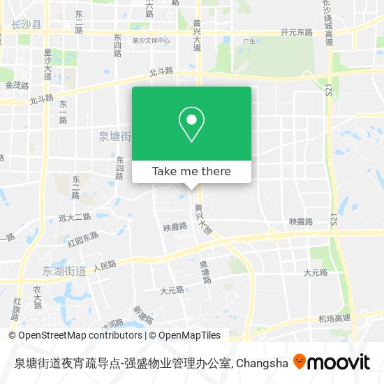 泉塘街道夜宵疏导点-强盛物业管理办公室 map