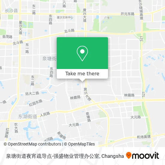 泉塘街道夜宵疏导点-强盛物业管理办公室 map