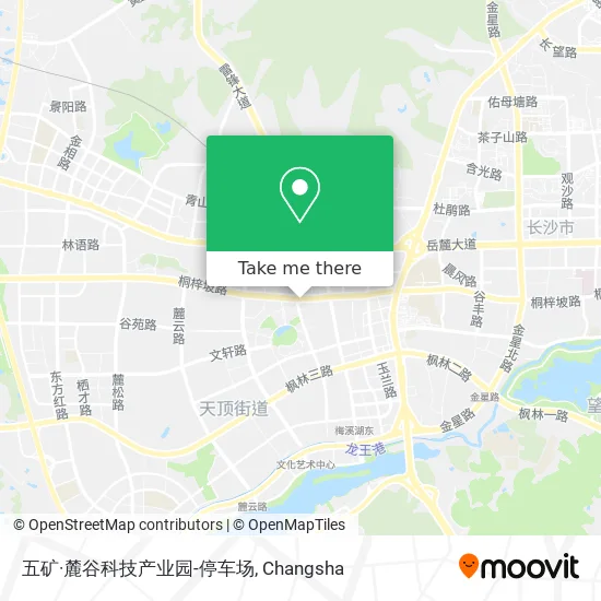 五矿·麓谷科技产业园-停车场 map