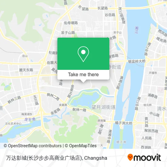 万达影城(长沙步步高商业广场店) map