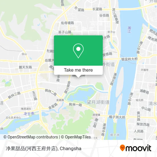 净果甜品(河西王府井店) map