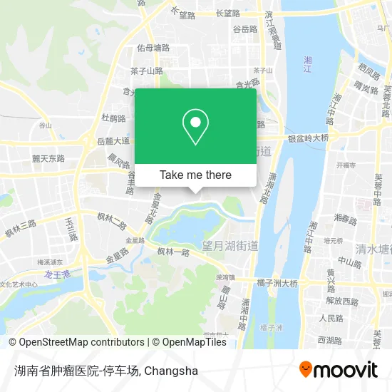 湖南省肿瘤医院-停车场 map