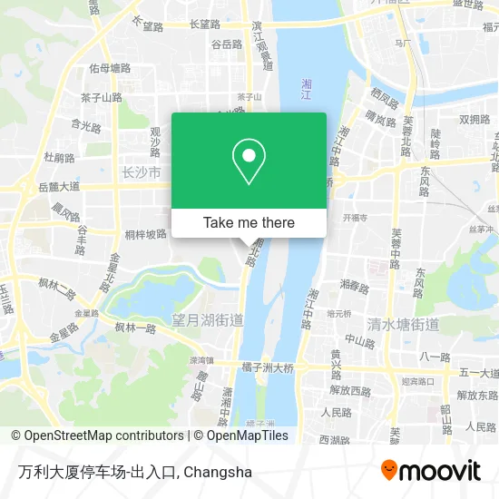 万利大厦停车场-出入口 map