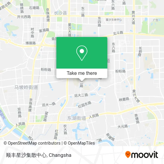 顺丰星沙集散中心 map