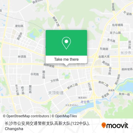 长沙市公安局交通警察支队高新大队(122中队) map