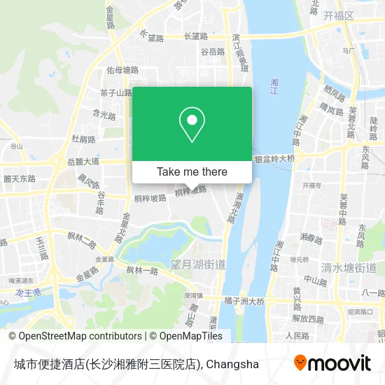 城市便捷酒店(长沙湘雅附三医院店) map