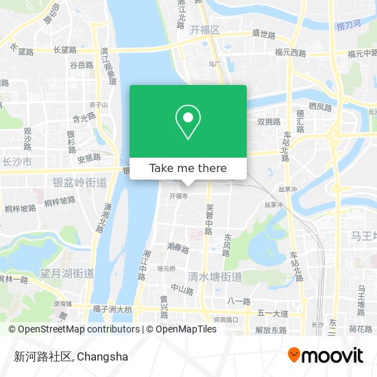 新河路社区 map