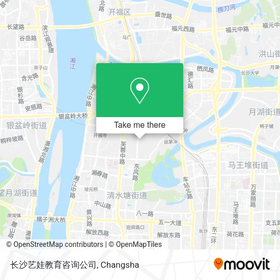 长沙艺娃教育咨询公司 map