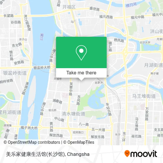 美乐家健康生活馆(长沙馆) map
