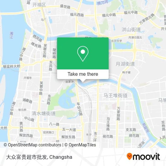 大众富贵超市批发 map