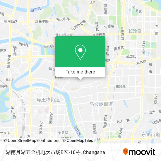 湖南月湖五金机电大市场B区-18栋 map