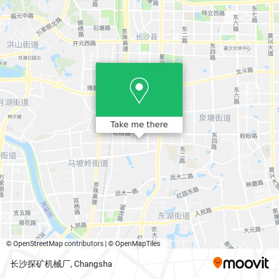 长沙探矿机械厂 map