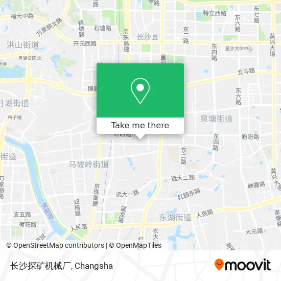 长沙探矿机械厂 map