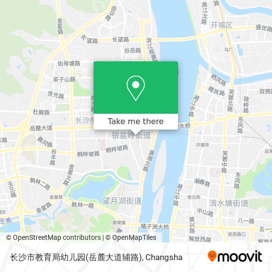 长沙市教育局幼儿园(岳麓大道辅路) map