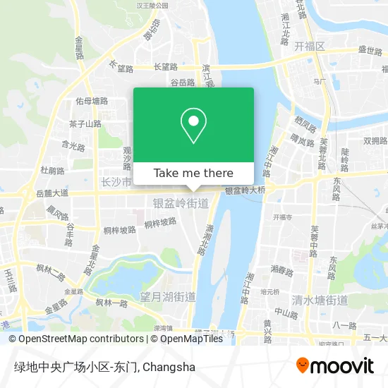 绿地中央广场小区-东门 map