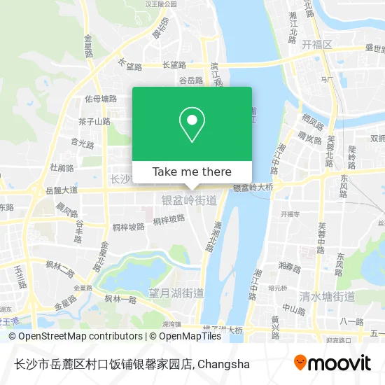 长沙市岳麓区村口饭铺银馨家园店 map