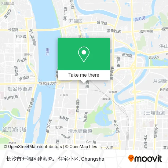 长沙市开福区建湘瓷厂住宅小区 map