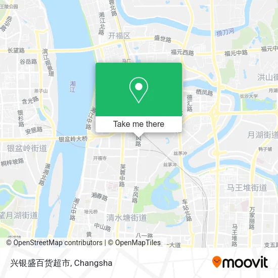 兴银盛百货超市 map
