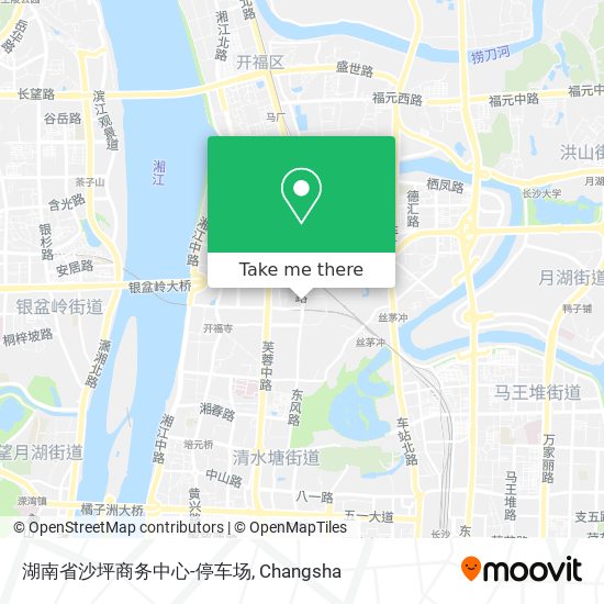 湖南省沙坪商务中心-停车场 map