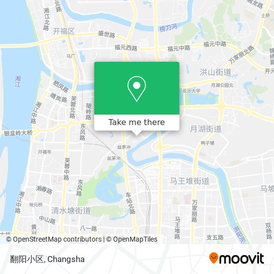 翻阳小区 map