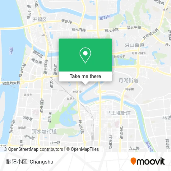 翻阳小区 map