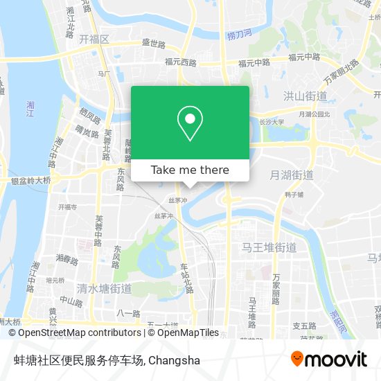 蚌塘社区便民服务停车场 map