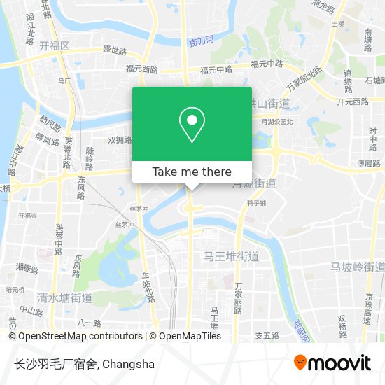 长沙羽毛厂宿舍 map