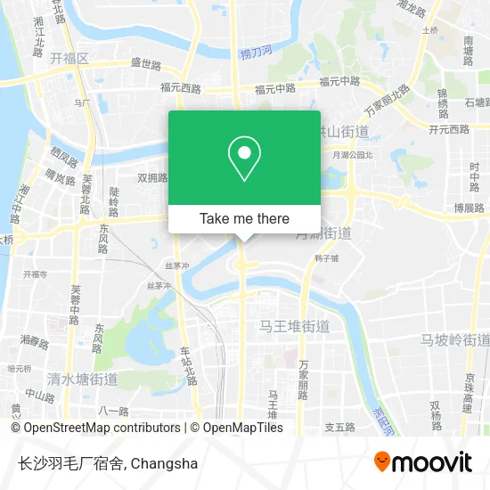 长沙羽毛厂宿舍 map