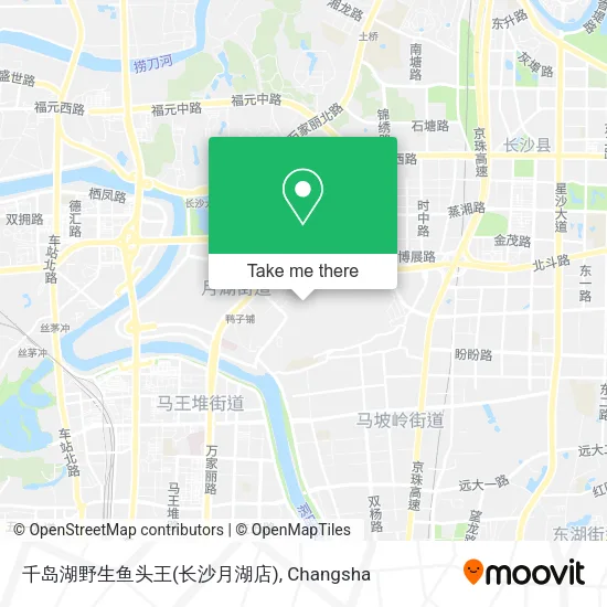 千岛湖野生鱼头王(长沙月湖店) map