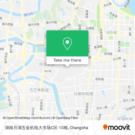 湖南月湖五金机电大市场C区-10栋 map