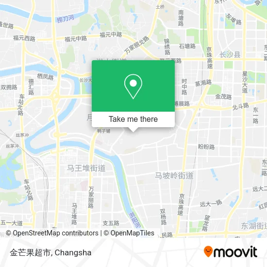 金芒果超市 map