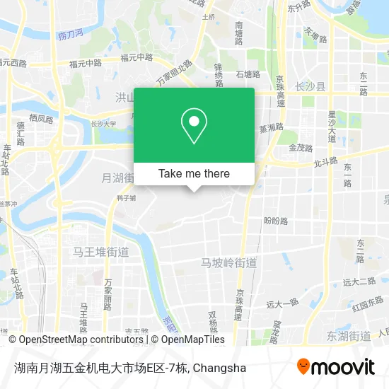 湖南月湖五金机电大市场E区-7栋 map
