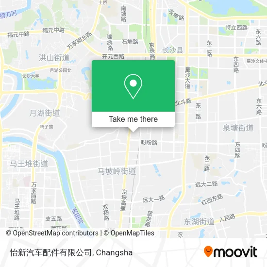怡新汽车配件有限公司 map