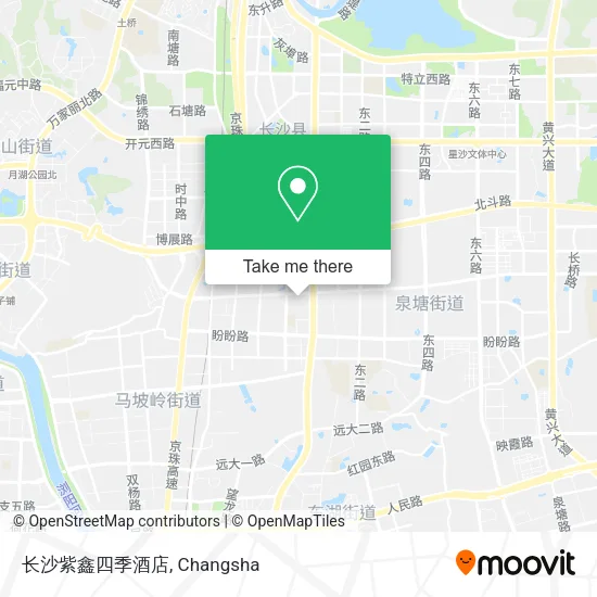 长沙紫鑫四季酒店 map