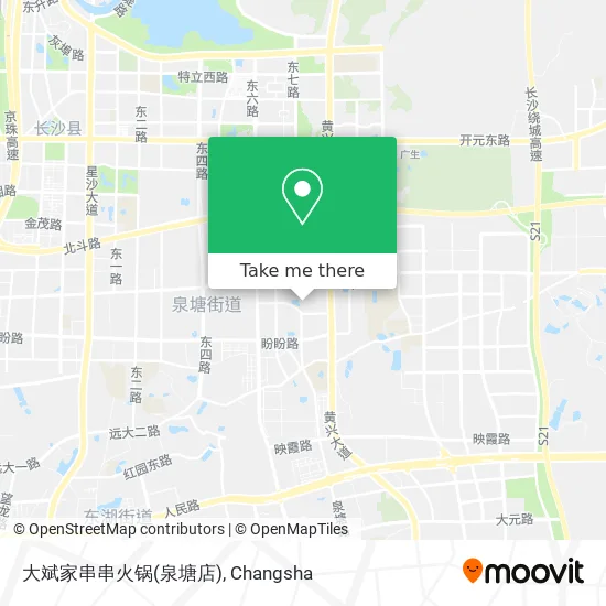 大斌家串串火锅(泉塘店) map