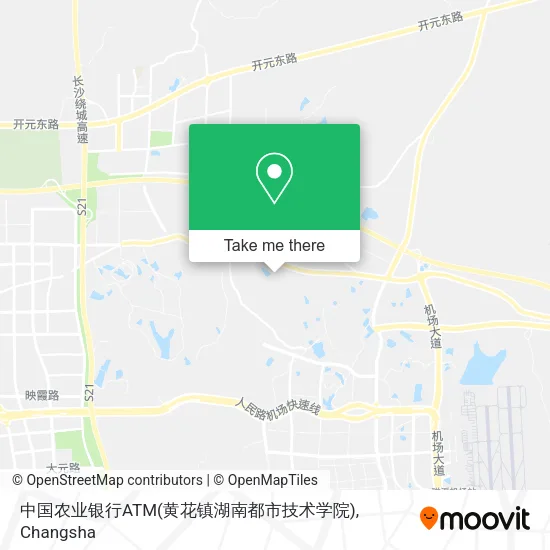 中国农业银行ATM(黄花镇湖南都市技术学院) map