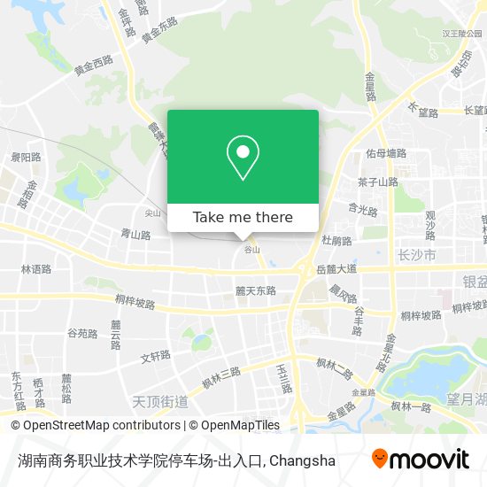 湖南商务职业技术学院停车场-出入口 map