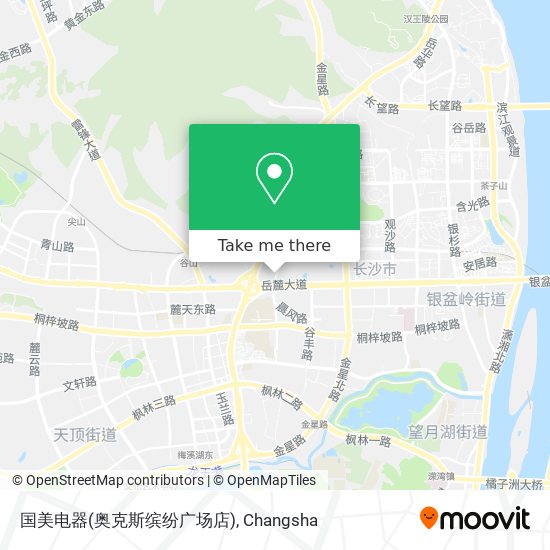国美电器(奥克斯缤纷广场店) map
