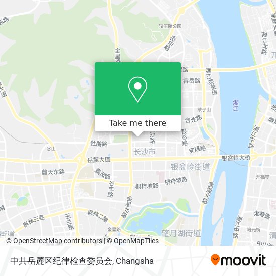 中共岳麓区纪律检查委员会 map