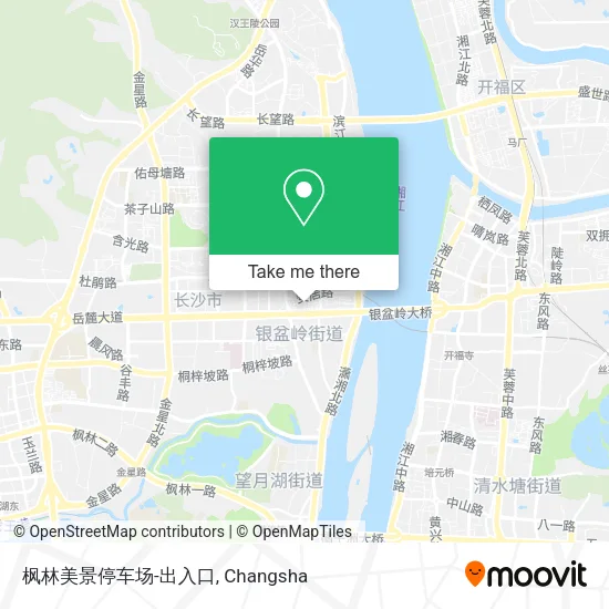 枫林美景停车场-出入口 map