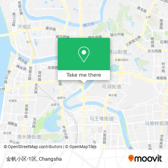 金帆小区-1区 map