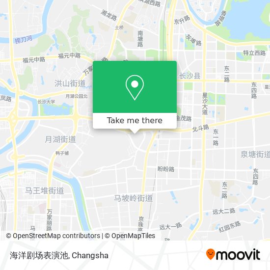 海洋剧场表演池 map