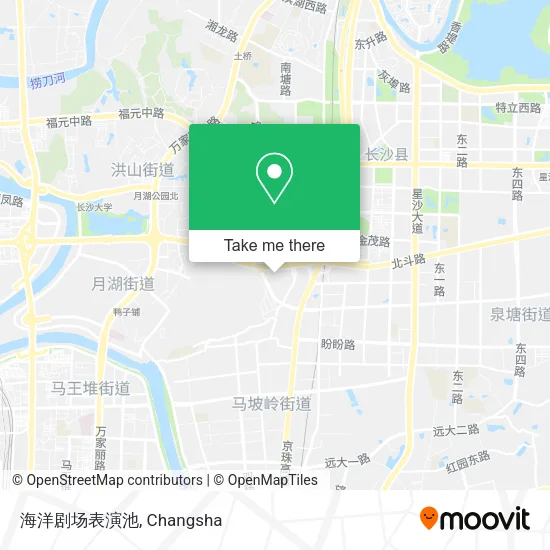 海洋剧场表演池 map